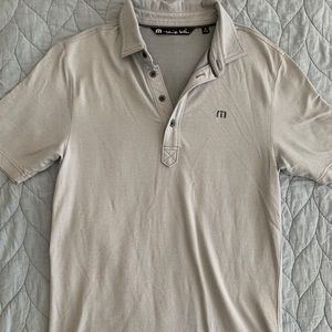 Travis Mathew Gray Golf Polo // S